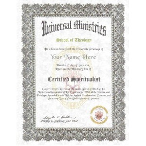 Psychic Certified Degrees