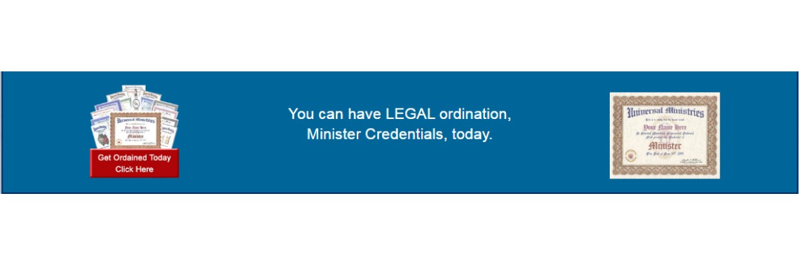 Get Ordained Today