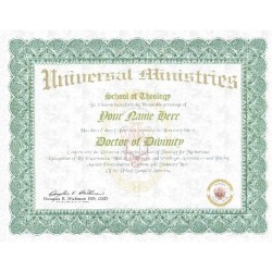 General Religious Doctorate Degree General Religious Doctorate Degree