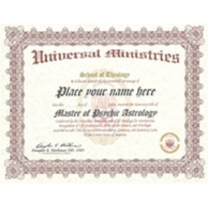 Psychic Masters Degree