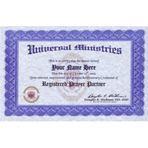 Registered Prayer Partner