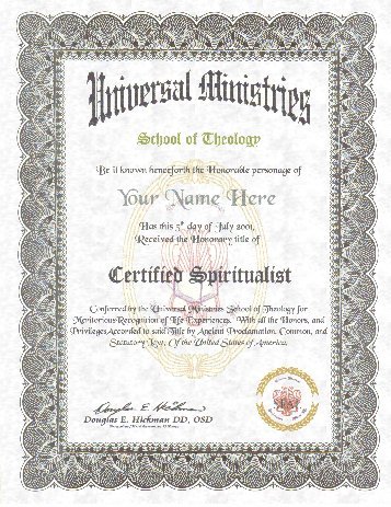 Certified Degrees