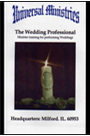 Minister training for performing Weddings